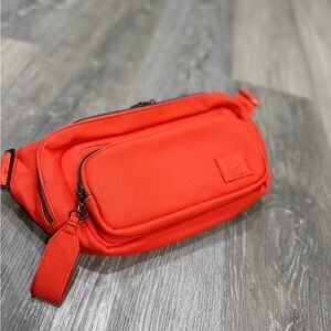 Lug Hitch Belt Bag Papaya Vegan Leather Crossbody Strap Extender